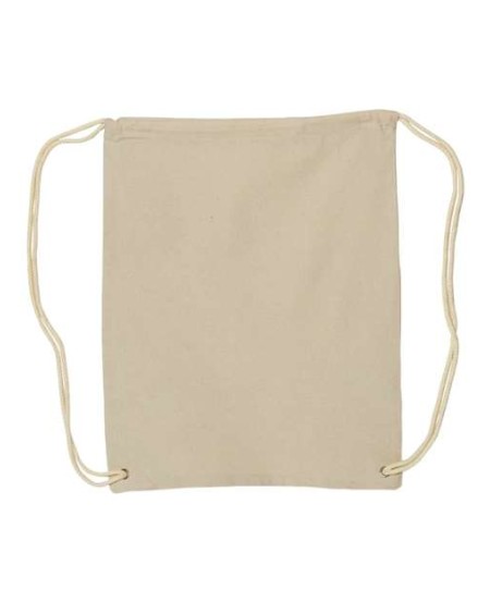 Liberty Bags 8875 Canvas Drawstring Backpack – 10 oz./yd², 100% cotton canvas | 14