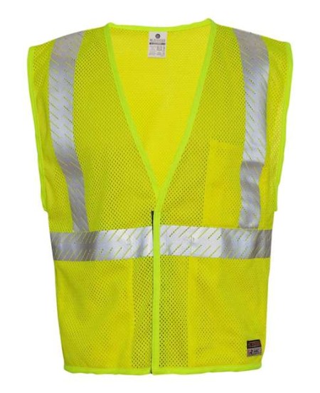 Kishigo FM389 Men's Flame Resistant Breathable Mesh Work Work Vest – Men's Flame-Resistant Safety Vest | M–5XL