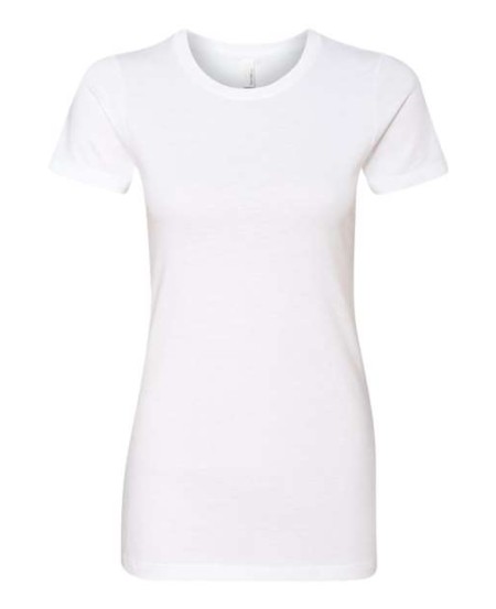 Next Level 6610 Women's CVC T-Shirt – 4.3 oz. 60/40 Combed Cotton/Poly Women's CVC Crew Tee | XS–3XL