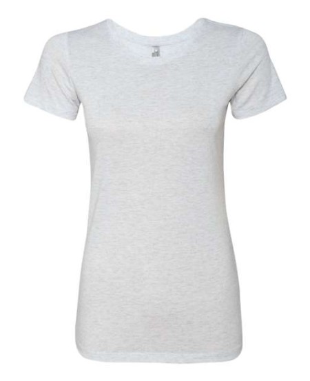 Next Level 6710 Women's Triblend T-Shirt – 4.3 oz. 50/25/25 Poly/Cotton/Rayon Women's Heather Tee | S–2XL