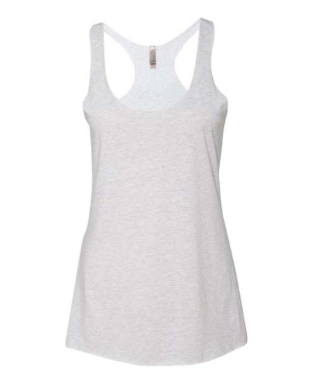 Next Level 6733 Women's Triblend Racerback Tank – 4.2 oz. 50/25/25 Poly/Cotton/Rayon Women's Racerback Tank | XS–2XL
