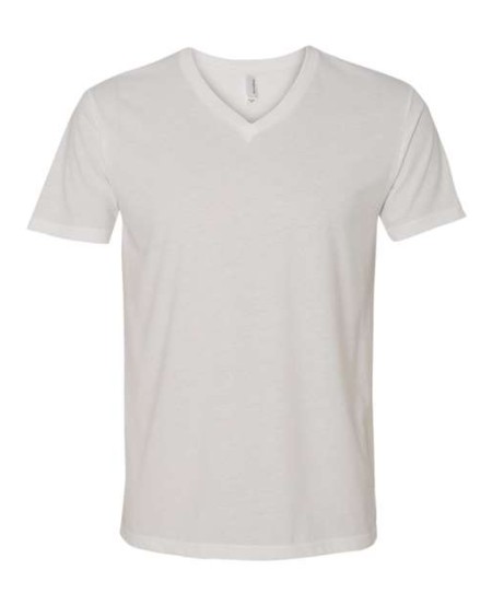 Next Level 6440 Men's Sueded V-Neck T-Shirt – 4.3 oz. 60/40 Sueded Jersey V-Neck Tee | XS–2XL