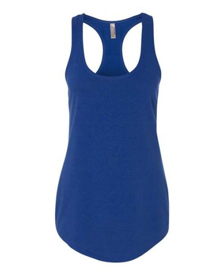 Next Level 6933 Women's Lightweight French Terry Racerback Tank – 4.9 oz. 50/50 Cotton/Poly French Terry Tank | XS–2XL
