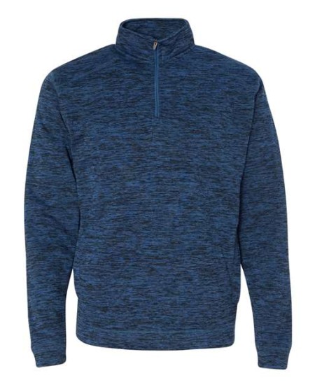 J. America 8614 Men’s Cosmic Fleece Quarter-Zip Sweatshirt – 7 oz. Men’s Quarter-zip pullover | S–3XL