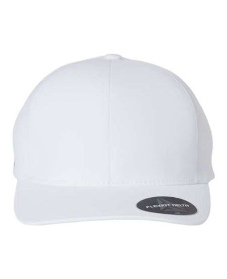 Flexfit 180 Delta® Seamless Snapback Cap – 92/8 Polyester/Spandex | Stain-Block™ | Antibacterial | 3-Layer Sweatband | Permacurv® Visor | Stretch Fitted S/M L/XL