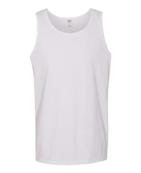 Gildan 5200 Unisex Heavy Cotton® Tank Top – 5.3 oz. 100% US Cotton | Seamless Rib Collar | Taped Shoulder-to-Shoulder | US Cotton Trust Protocol | OEKO-TEX