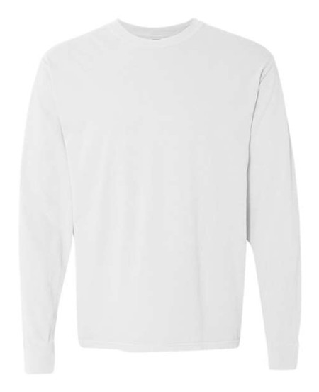 Comfort Colors 6014 Garment-Dyed Heavyweight Long Sleeve T-Shirt – Unisex 6.1 oz. Ring-Spun Cotton | S–3XL