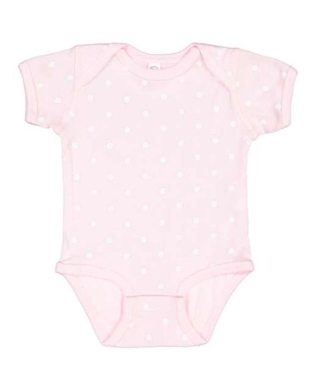 Rabbit Skins 4400 Infant Baby Rib Bodysuit – 5 oz. 100% CRSC 1x1 Baby Rib | NB–24M, 60+ Colors