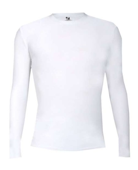 Badger 4605 Men's Pro-Compression Long Sleeve T-Shirt – 83/17 Poly/Spandex Compression LS Tee | S–3XL