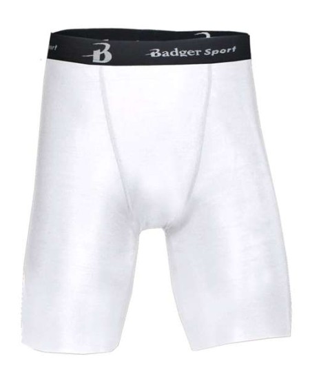 Badger 4607 Men's Pro-Compression Shorts – 83/17 Poly/Spandex Tight-Fit Compression Shorts | S–3XL