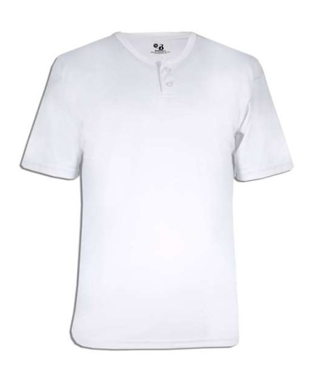 Alleson Athletic 2930 Youth B-Core Placket Jersey – 3.5 oz. 100% Polyester Antimicrobial Two-Button Placket Baseball Jersey | Youth XS–XL