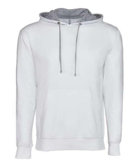 Next Level 9301 Unisex Laguna Hoodie Sweatshirt – 5.3 oz. 60/40 Cotton/Poly French Terry Fleece Pullover Hoodie | XS–3XL