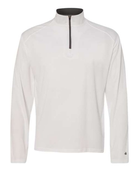Badger 4102 Men's B-Core Quarter-Zip Pullover – 3.5 oz. 100% Polyester Moisture-Management Pullover | XS–4XL