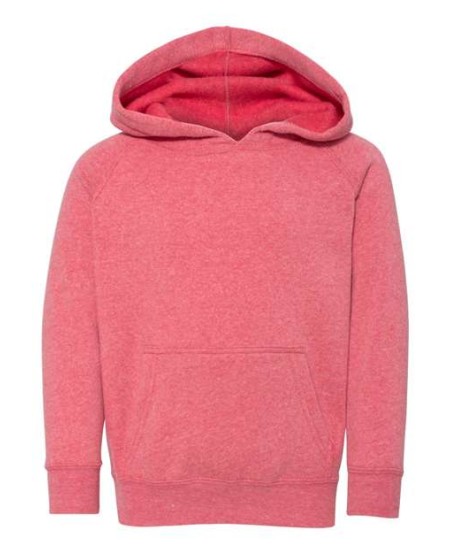 Independent Trading Co. PRM10TSB Toddler Special Blend Hooded Raglan Sweatshirt – 6.5 oz. Toddler Pullover hoodie | 2T–5/6T