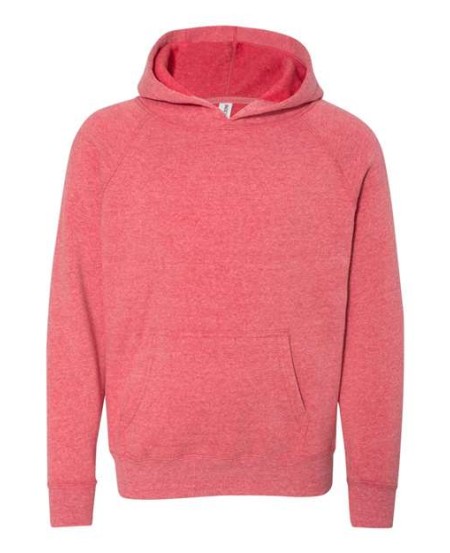 Independent Trading Co. PRM15YSB Youth Lightweight Special Blend Raglan Hooded Sweatshirt – 6.5 oz. Youth Pullover hoodie | XS–XL (Youth)