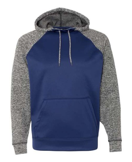 J. America 8612 Men’s Colorblocked Cosmic Fleece Hooded Sweatshirt – 7 oz. Men’s Pullover hoodie | S–3XL