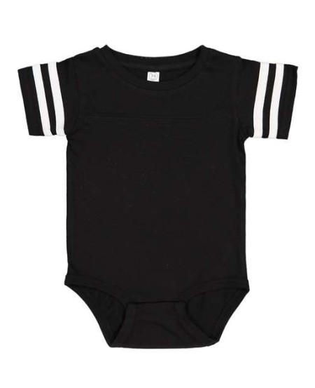 Rabbit Skins 4437 Infant Football Fine Jersey Bodysuit – 4.5 oz. 60/40 CRSC Cotton/Poly | NB–24M