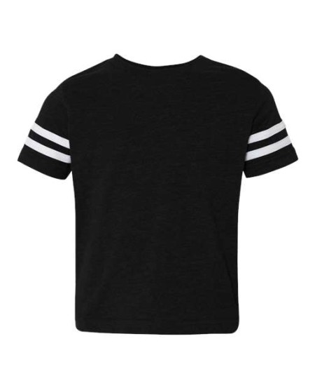 Rabbit Skins 3037 Toddler Football Fine Jersey Tee – 4.5 oz. 60/40 Cotton/Poly | 2T–5/6