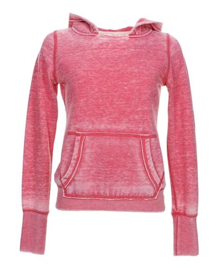 J. America 8912 Women's Zen Fleece Hooded Sweatshirt – 7 oz. Women's pullover hoodie | XS–2XL