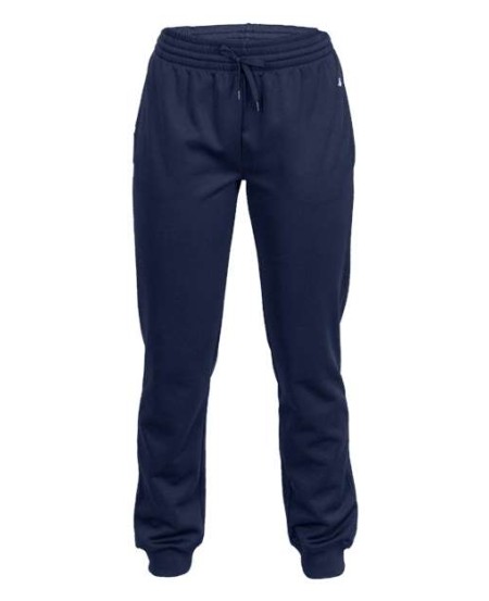 Badger 1476 Women's Performance Fleece Joggers – 7 oz. 100% Polyester Moisture-Management Tapered Women's Performance Jogger | XS–2XL