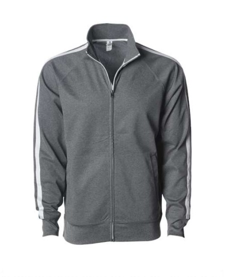 Independent Trading Co. EXP70PTZ Men's Lightweight Poly-Tech Full-Zip Track Jacket – 6.5 oz. Men's Full-zip track jacket | XS–2XL