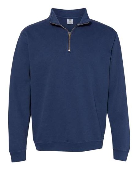 Comfort Colors 1580 Garment-Dyed Quarter-Zip Sweatshirt – Unisex 9.5 oz. Cotton Fleece | S–3XL