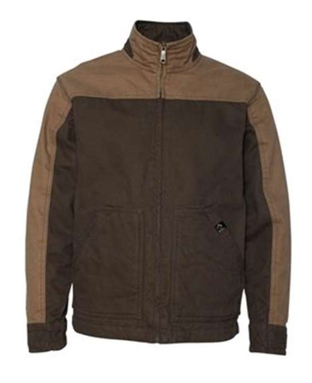 DRI DUCK 5089T Men’s Tall Horizon Boulder Cloth™ Canvas Jacket – 12 oz. Quarry-Washed Cotton Canvas | 3 oz. Polyfill | Funnel Collar | Tall