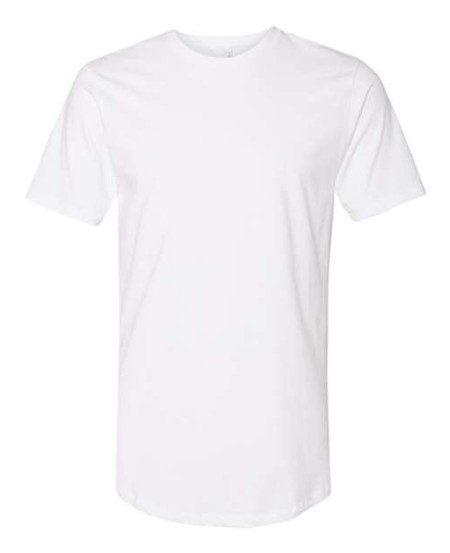 Next Level 3602 Men's Cotton Long Body T-Shirt – Men's 4.3 oz./yd², 100% combed ring-spun cotto | XS–4XL