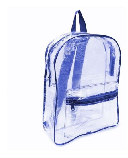 Liberty Bags 7010 Clear PVC Backpack – 0.3mm clear PVC | 12