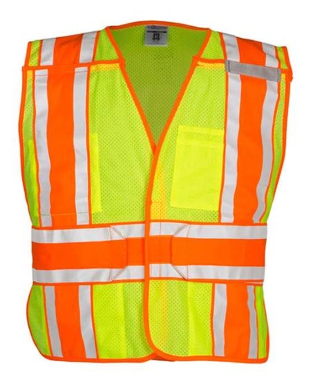 Kishigo 1166B Unisex Four Season Breakaway Work Vest – Unisex safety vest (Breakaway Work) | M/XL–2XL/4XL (dual sizes) | ANSI/ISEA 107-2015/2020 Type R Class 2