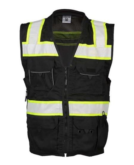 Kishigo B500 Unisex EV Series Enhanced Visibility Professional Utility Vest – Unisex Professional Utility Vest | M–5XL