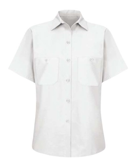 Red Kap SP23 Women's Industrial Work Shirt – 4.25 oz. 65/35 Poly/Cotton, Five-Button Gripper, Short Sleeve | Multiple Colors