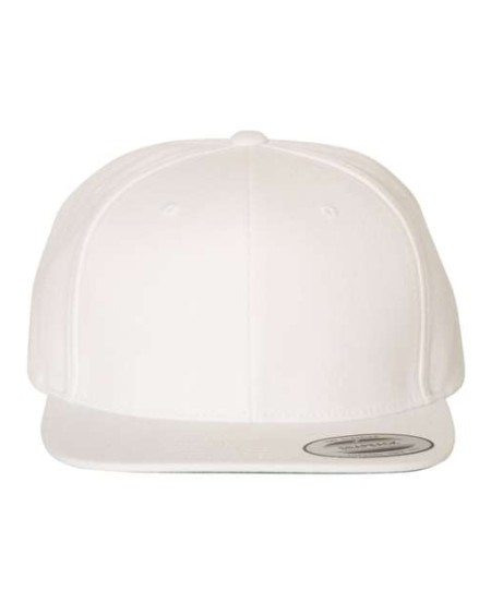 YP Classics 6089M Premium Flat Bill Snapback Cap – 80/20 Acrylic/Wool Six-Panel High-Profile