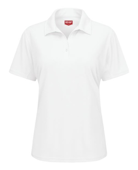Red Kap SK91 Women's Performance Knit Flex Series Pro Polo – 5 oz. 100% Polyester, Underarm Gussets, Women's Fit