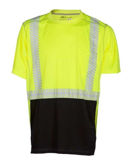 Kishigo 9160-9161 Unisex Premium Brilliant Series High Performance Class 2 T-Shirt – Unisex Short-Sleeve Hi-Vis T-Shirt | M–5XL | ANSI/ISEA 107-2015/2020 Type R Class 2