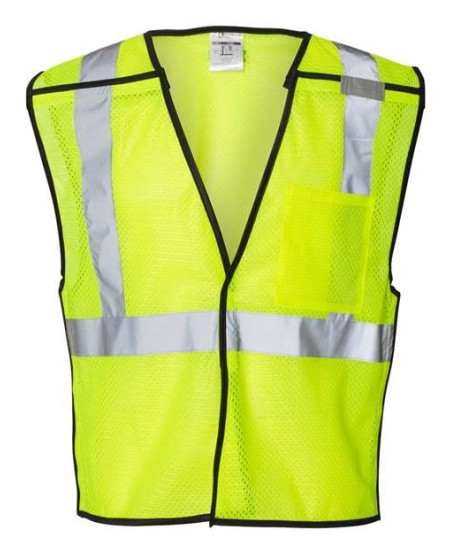 Kishigo 1535-1536 Unisex One-Pocket Breakaway Work Vest – Unisex safety vest (Breakaway Work) | S/M–2/3XL (limited — closeout) | ANSI/ISEA 107-2015/2020 Type R Class 2