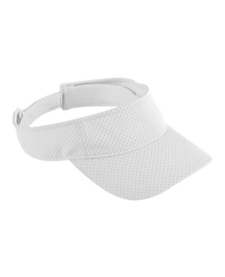 Augusta Sportswear 6227 Athletic Mesh Visor Hat – 100% Poly Mesh with Tricot Backing, Hook-and-Loop | One Size