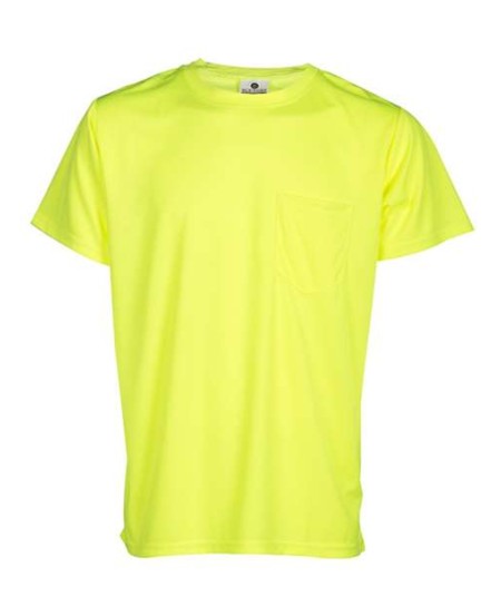 Kishigo 9124-9125 Unisex Short Sleeve Hi-Vis T-Shirt | M–5XL