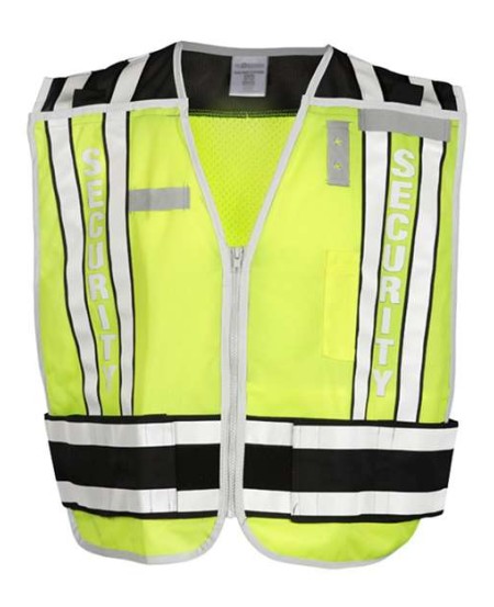 Kishigo 4007BZ 400 PSV Pro Series Security Vest – ANSI 107 Type P Class 2 Polyester Front/Ultra-Cool Mesh Back 4-Point Breakaway Public Safety Vest