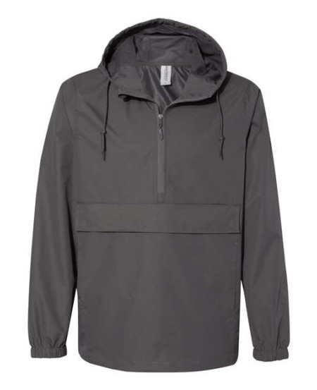 Independent Trading Co. EXP94NAW Men's Nylon Anorak Jacket –  Men's Half-zip pullover anorak | XS–3XL