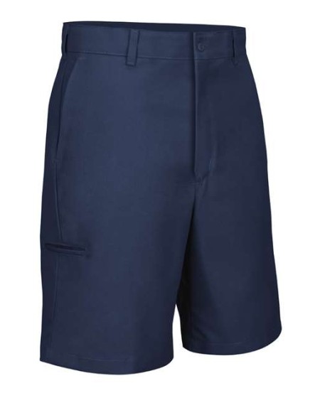Red Kap PT4C Men's Cell Phone Pocket Shorts – 7.5 oz. 65/35 Poly/Cotton Twill, 12