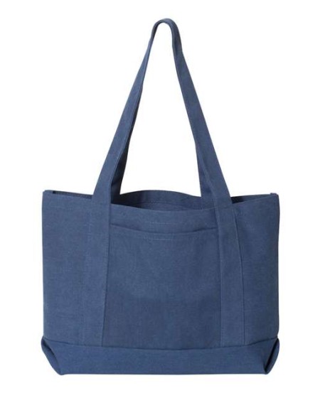 Liberty Bags 8870 Seaside Cotton Pigment Dyed Resort Tote – 12 oz./yd², 100% cotton canvas | 19