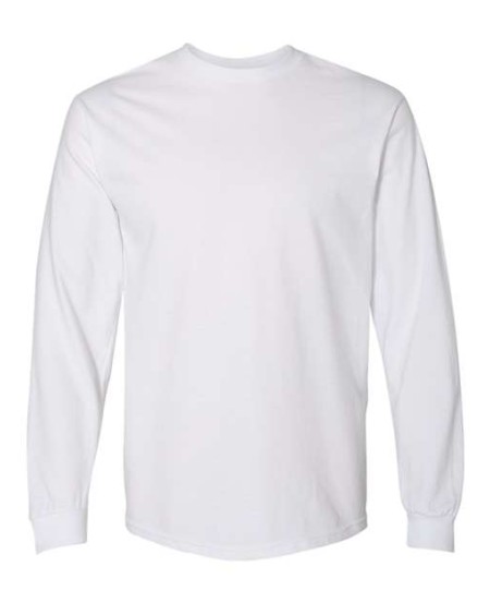 Gildan H400 Unisex Hammer™ Long Sleeve T-Shirt – 6 oz. 100% Ring-Spun US Cotton 20 Singles | Hammer High Stitch Density | Seamless Non-Topstitched 7/8″ Collar | Taped Neck & Shoulders | OEKO-TEX