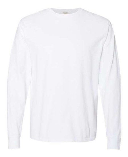 ComfortWash by Hanes GDH200 Garment-Dyed Long Sleeve T-Shirt – Unisex 5.5 oz. Ring-Spun Cotton | S–3XL