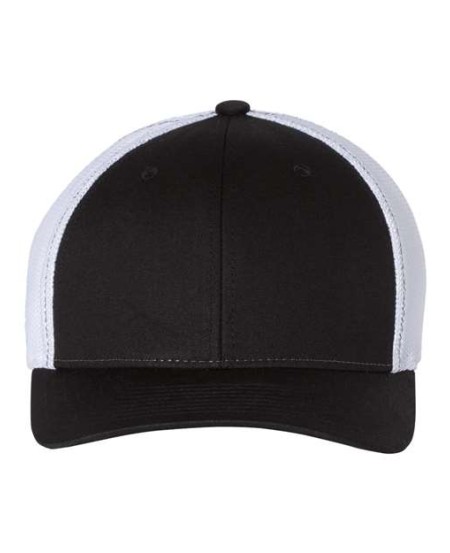 Richardson 110 R-Flex Trucker Cap - 60/40 Cotton/Polyester Front, 95/5 Polyester/Spandex Mesh Back | S/M-L/XL