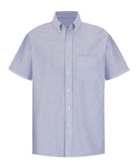 Red Kap SR60EXT Men's Extended Sizes Executive Oxford Dress Shirt – 4.75 oz. 60/40 Combed Cotton/Poly | Extended