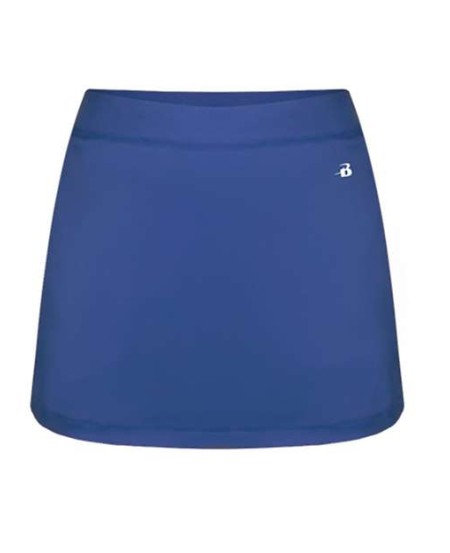 Badger 6151 Women's Skort – 100% Polyester Outer Skirt with 90/10 Poly/Spandex Inner Short | XS–2XL