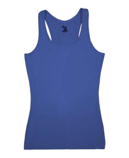 Badger 4666 Women's Pro-Compression Racerback – 90/10 Poly/Spandex Racerback Compression Top | XS–2XL