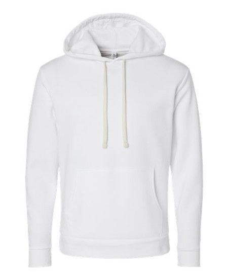 Next Level 9303 Unisex Santa Barbara Hoodie Sweatshirt – 7.4 oz. 80/20 Cotton/Poly Fleece Pullover Hoodie | XS–3XL