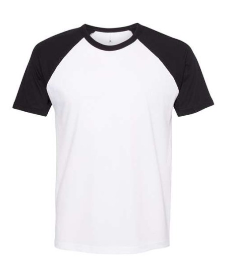 Next Level 3650 Unisex Cotton Raglan T-Shirt – 4.3 oz. Combed Cotton Contrast Sleeve Raglan | XS–3XL